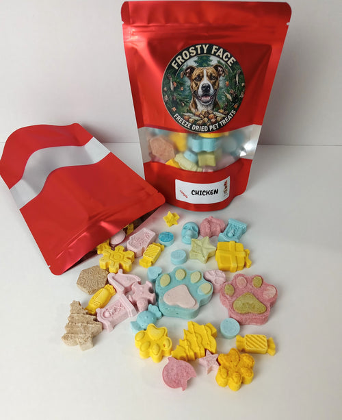 Freeze Dried Chicken Dog Treats-Naturally Colored 2.0 oz (56.6 g)