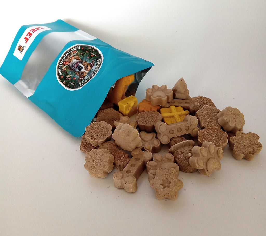 Freeze-Dried Beef Dog Treats Naturally Colored 2.0 oz (56.6 g)